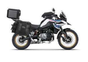 Set of SHAD TERRA TR40 adventure saddlebags and SHAD TERRA aluminium top case TR55 PURE BLACK, inclu SHAD BMW F750GS/F850GS/ADVENTURE