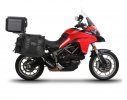 Set of SHAD TERRA TR40 adventure saddlebags and SHAD TERRA aluminium top case TR55 PURE BLACK, inclu SHAD DUCATI MULTISTRADA 950/950S/1200/1260