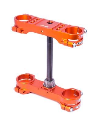 Triple clamp X-TRIG 40504000 ROCS TECH Oranžna