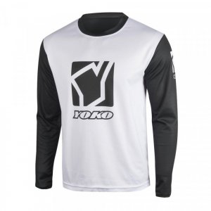 MX dres YOKO SCRAMBLE white / black S