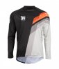 MX dres YOKO VIILEE black / white / orange XXXL