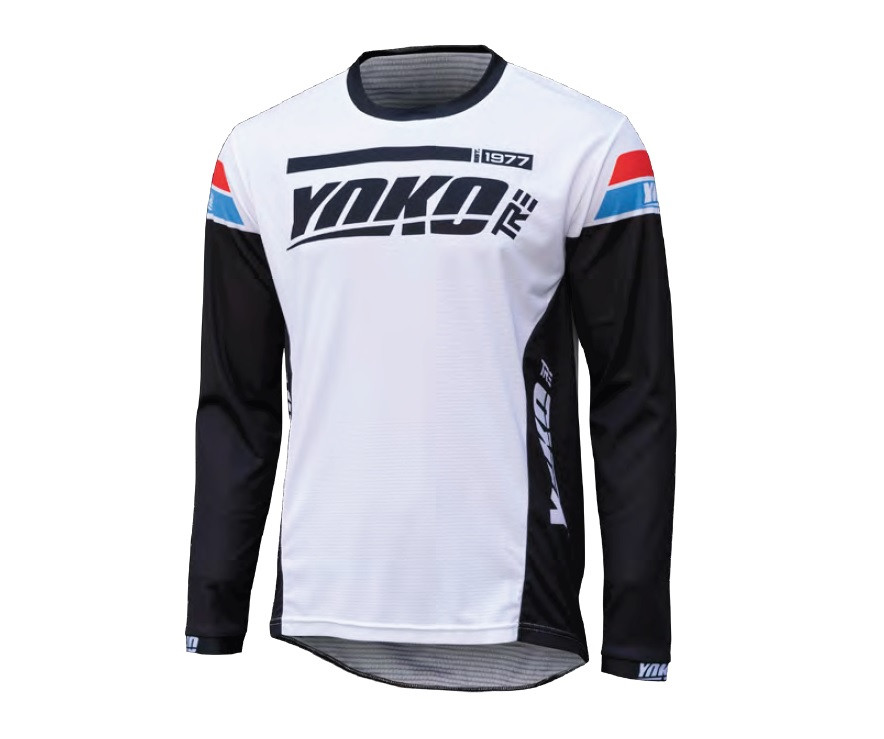 MX dres YOKO TRE white/black L