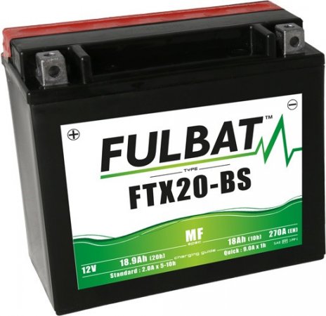 Akumulator brez vzdrževanja FULBAT FTX20-BS (YTX20-BS)