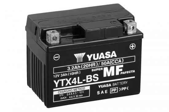 Akumulator brez vzdrževanja YUASA YTX4L-BS