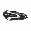 Handguard POLISPORT 8308200045 MX FLOW with mounting system black/white