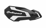 Handguard POLISPORT 8308200056 MX FLOW Black / White