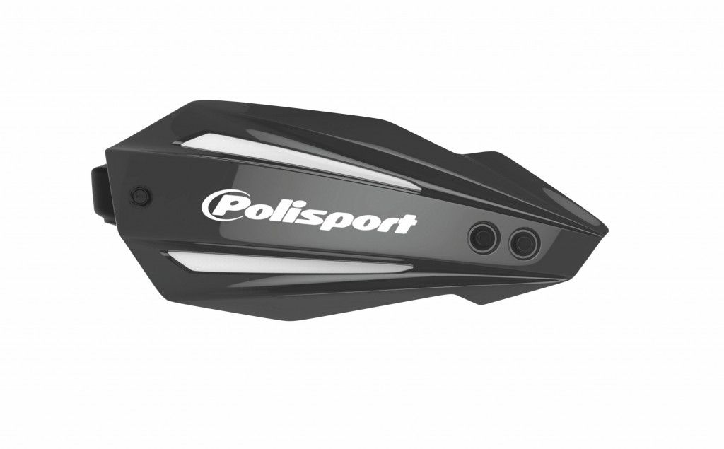 Handguard POLISPORT 8308600001 BULLIT FWA with universal mounting kit Black