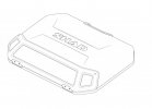 Aluminium cover SHAD 203163RB (za TERRA kovčke) črna