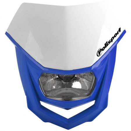 Headlight POLISPORT 8657400039 HALO White/blue