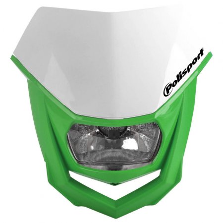 Headlight POLISPORT 8657400041 HALO White/green