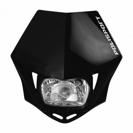 Headlight POLISPORT 8663500002 MMX Črn