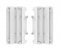 Radiator louvers POLISPORT bela