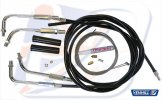 Throttle cable kit Venhill U01-4-403 črna threaded