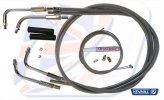 Throttle cable kit Venhill U01-4-405 braided threaded