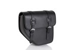 Leather saddlebag CUSTOMACCES AP0013N IBIZA črna