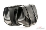 Leather saddlebag CUSTOMACCES APH001N HD črna par