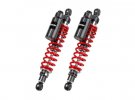 Rear Twinshocks BITUBO Piggyback tank - ADJ:Manual spring preload, lenght, rebound, compression Red springs