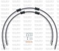 Set zadnjih zavornih cevi Venhill BMW-10002R POWERHOSEPLUS (2 cevi v kompletu) Clear hoses, chromed fittings