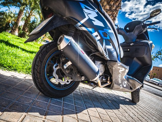 Mid-full system exhaust GPR SCOM.2.EVO4 EVO4 ROAD Matte Black including removable db killer