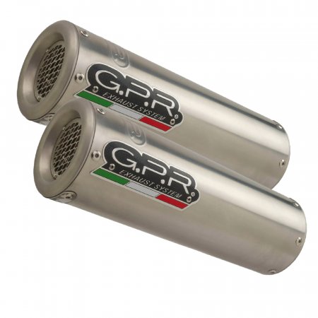 Mid-full system exhaust GPR D.20.M3.INOX M3 Brushed Stainless steel including removable db killer
