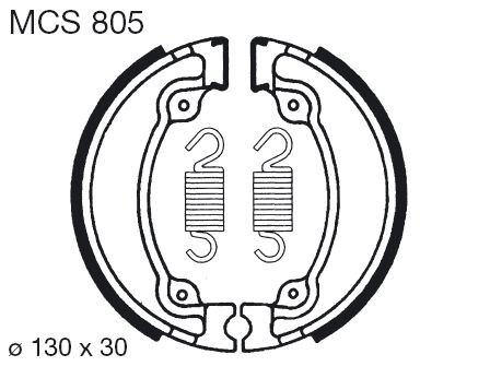 Zavorne čeljusti LUCAS MCS 805