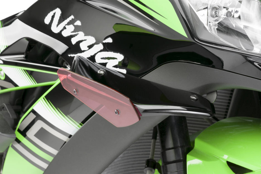 Side spoilers PUIG 9882R DOWNFORCE rdeč