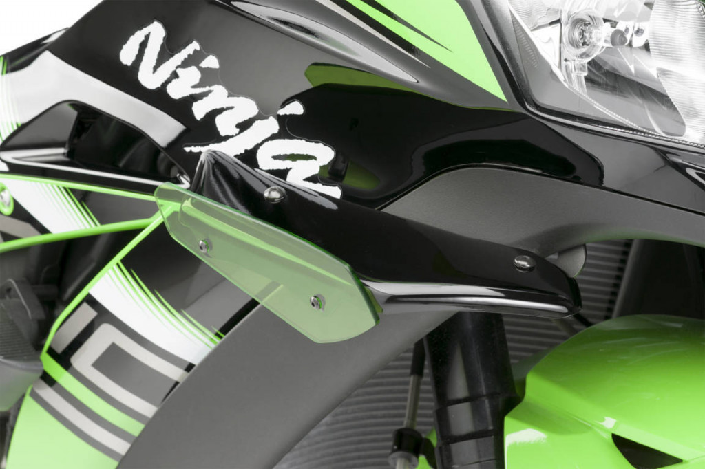 Side spoilers PUIG 9882V DOWNFORCE zelena