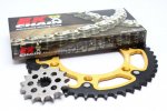 Chain kit EK PREMIUM EK + SUPERSPROX with gold ZVX3 chain -absolute TOP quality