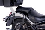 Rigid saddlebag supports CUSTOMACCES SL0007N SL črna