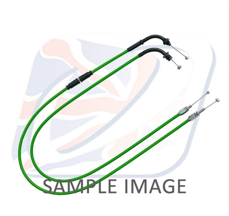 Throttle cables (pair) Venhill H02-4-127-GR featherlight zelena