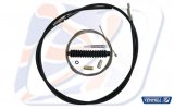 Clutch cable kit Venhill U01-1-201 črna