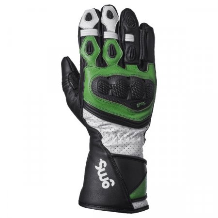 Rokavice GMS ZG41000 GR-1 SF black-white-green M